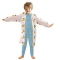 thumbnail image 7 of FORMRS Niños Bathrobe Unisex Hooded Robe Soft Plush Pajamas Sleepwear, Size 2-3T, Cartoon Citrus, 7 of 7