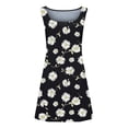 thumbnail image 4 of Sundresses for Women Casual Summer - Beach Dresses for Women Casual Summer Sleeveless Sundress Knee Length Midi Dress Boho Floral Vacation Tank Dress, 4 of 7