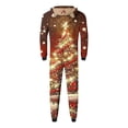 thumbnail image 4 of Penkiiy Christmas Pajamas for Family Matching Cute Long Sleeve Couples Soft Sleepwear One Piece Funny Christmas Pjs Sets L Multicolor, 4 of 4