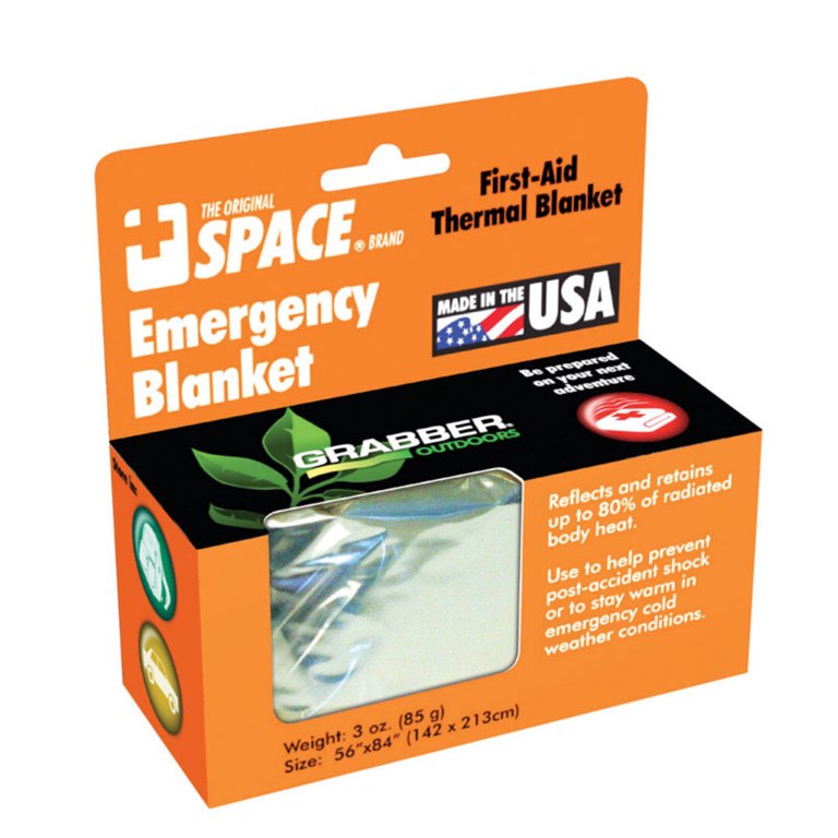 Space 127010 Emergency Blanket - Silver - Walmart.com