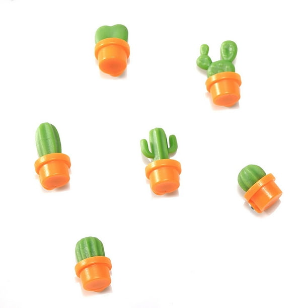 6 Pièces Cactus Magnet Aimant Frigo Puissant Aimant De Réfrigérateur  Creative Cartoon Cactus Magnet Frigo Décorations pour Réfrigérateur Ou  Tableau