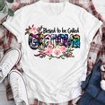 thumbnail image 1 of Blanco Xxxl Carta Moda Abuela O Cuello Mujeres Camiseta De Manga Corta-07746 Likrtyny Arte Deco, 1 of 2