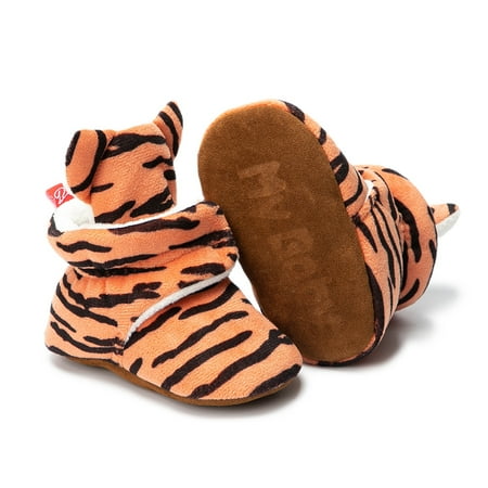 

Meckior Baby Girls Boys Boots Infant Animal Booties Newborn Socks Shoes First Walker Slippers 3-18 Months