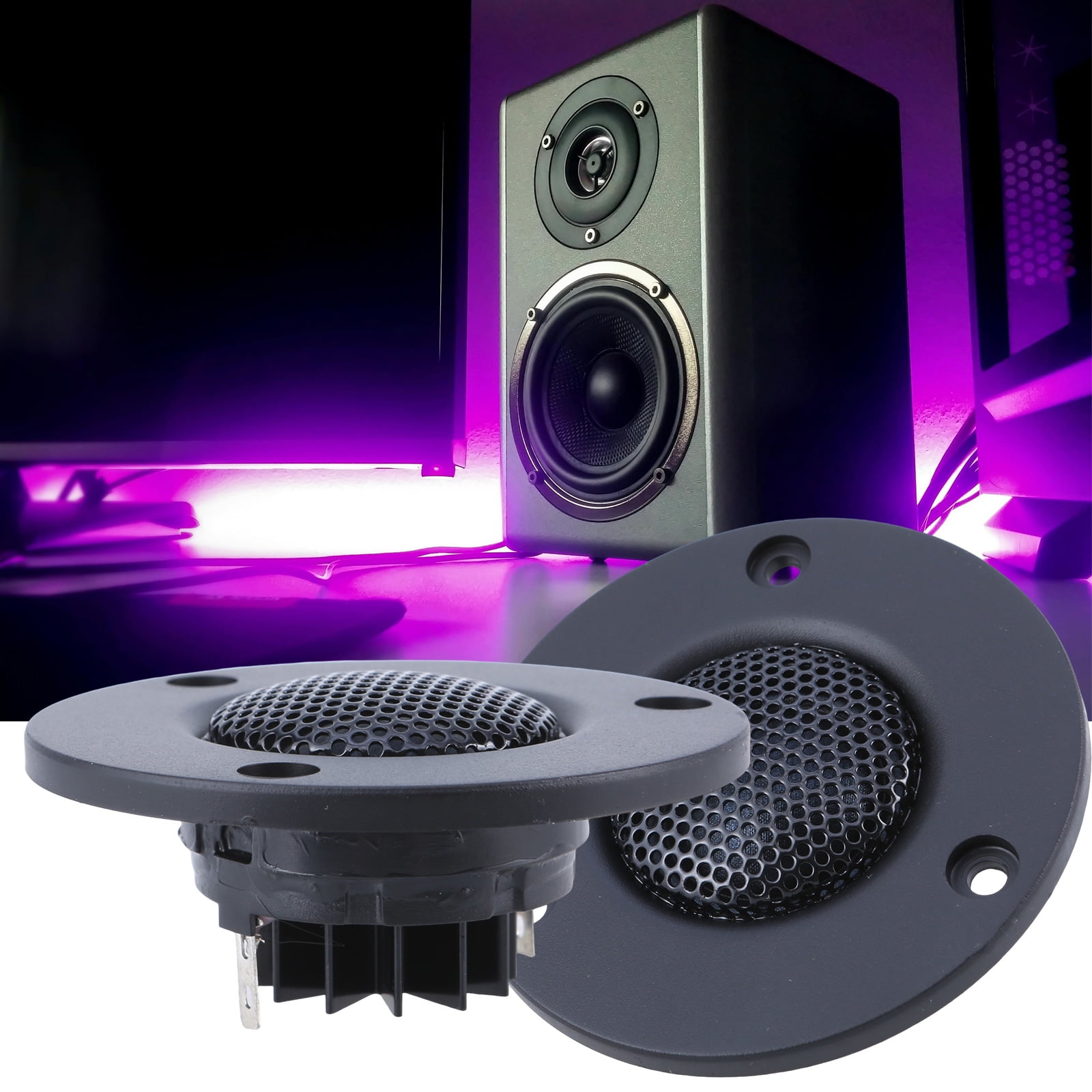 25Core 8Ohm High Frequency Tweeters Loudspeaker Stereo Setups Suitable for Home Theater Bookshelf Surround Sound Systems