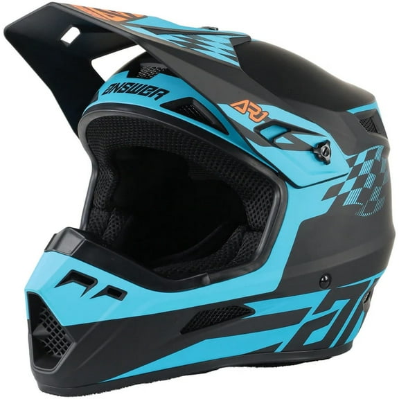 Answer AR1 Sweep Helmet Black/Astana/Hyper Orange Youth - Large