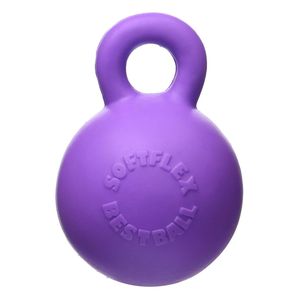 Hueter Toledo Soft Flex Gripper Ball Dog Toy Purple 4.5