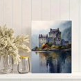 thumbnail image 2 of Castle Watercolor Canvas Print, Wall Decor for Living Room Bedroom Dining Room Office Hotel Cafe, 2 of 8