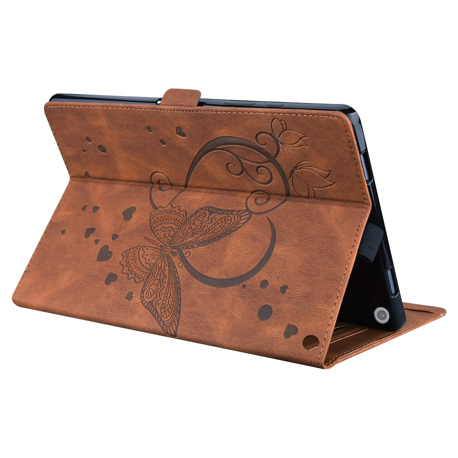 iGadgitz Brown PU 'Heat Molded' Leather Case for  Kindle