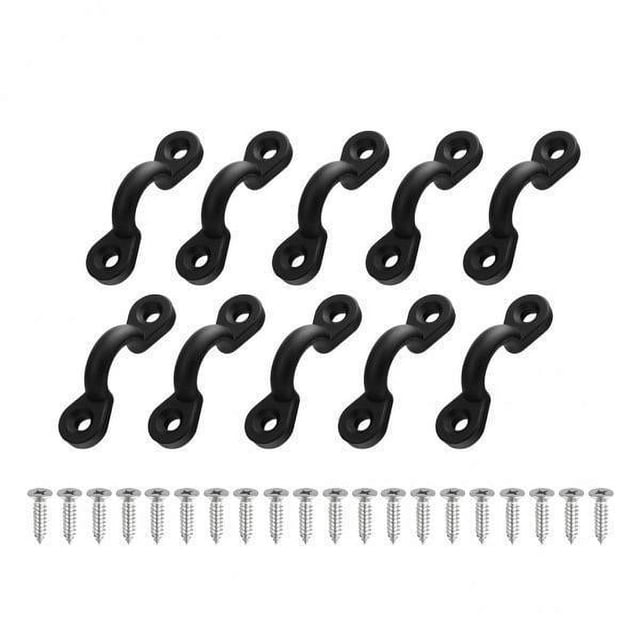4 x 10 piezas nuevas de nailon para cubierta marina, correa de con clip para sillín, 34 x 10 mm 2 piezas