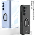 thumbnail image 3 of Feishell Ultra Thin Case for Samsung Galaxy Z Fold5 2023,Built-in Rotating Electroplated Metal Ring Kickstand,Shockproof Front Screen Protector Impact Resistant Slim Phone Case,Blue, 3 of 14