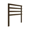 thumbnail image 6 of Castle Place Simple Twin Wooden Slat Headboard, Walnut, 6 of 7
