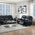 thumbnail image 6 of ACME Ralorel Motion Loveseat in Black, 6 of 7
