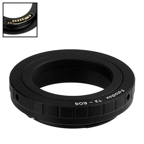 Fotodiox  Lens Mount Adapter with T-Mount Screw Mount SLR Lens to Canon EOS SLR Camera Body