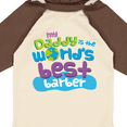 thumbnail image 4 of Inktastic World’s Best Barber Daddy Boys or Girls Long Sleeve Baby Bodysuit, 4 of 5