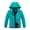 Green-2, variant on MGEOY Boys Girls Rain Jackets Lightweight Waterproof Hooded Raincoats Windbreakers for Kids，Sizes 4-16