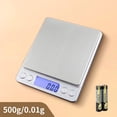 thumbnail image 1 of SHAR Super Large Food Scale 500/0.01g Battery Type Digital Kitchen Scale Electronic Precision Scale Stainless Steel Weighing Platform, 1 of 5