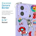 thumbnail image 4 of Popular Culture Elements Collage Clear Case for iPhone 12 Mini,Aesthetic Art Design Case for Men Women,Unique Soft Transparent TPU Bumper Case Cover, 4 of 5