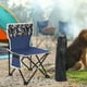 thumbnail image 5 of Silla plegable para pesca exterior con bolsillo lateral, equipo de Camping con respaldo, silla de Camping portátil para mochilero, 5 of 9