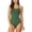 Army Green, variant on Women's Athletic Training Adjustable Strap One Piece Swimsuit Swimwear Bathing Suit Black 38/Large