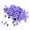 Purple, variant on 400 Pieces Round Cupped Faceted Loose Cup Sequins for Scrapbooking Embellishments Sewing Craft DIY 7x7mm White
