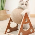thumbnail image 4 of BESTSKY Cat Ball Toy,Minty-Scented Globe Cat Toys Interactive,Geometric-Balance Stand Cat Enrichment Toys for Indoor Cats,Color-Mixing3, 4 of 4