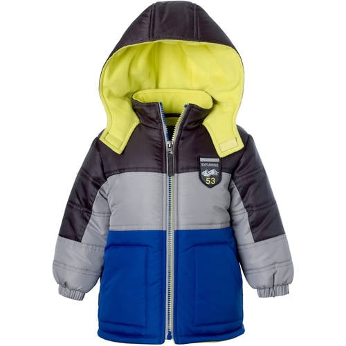 iXtreme Boys 4-7 Colorblock Puffer Jacket(Navy 4) - Walmart.com