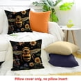 thumbnail image 4 of ZFLMY Bee Vintage Botanical Floral Animal Throw Pillow Covers Home Decorative Square Pillow Case Cozy Soft Cushion Cover for Home Decor Sofa Living Room Couch Bed Car 20x20in, 4 of 5