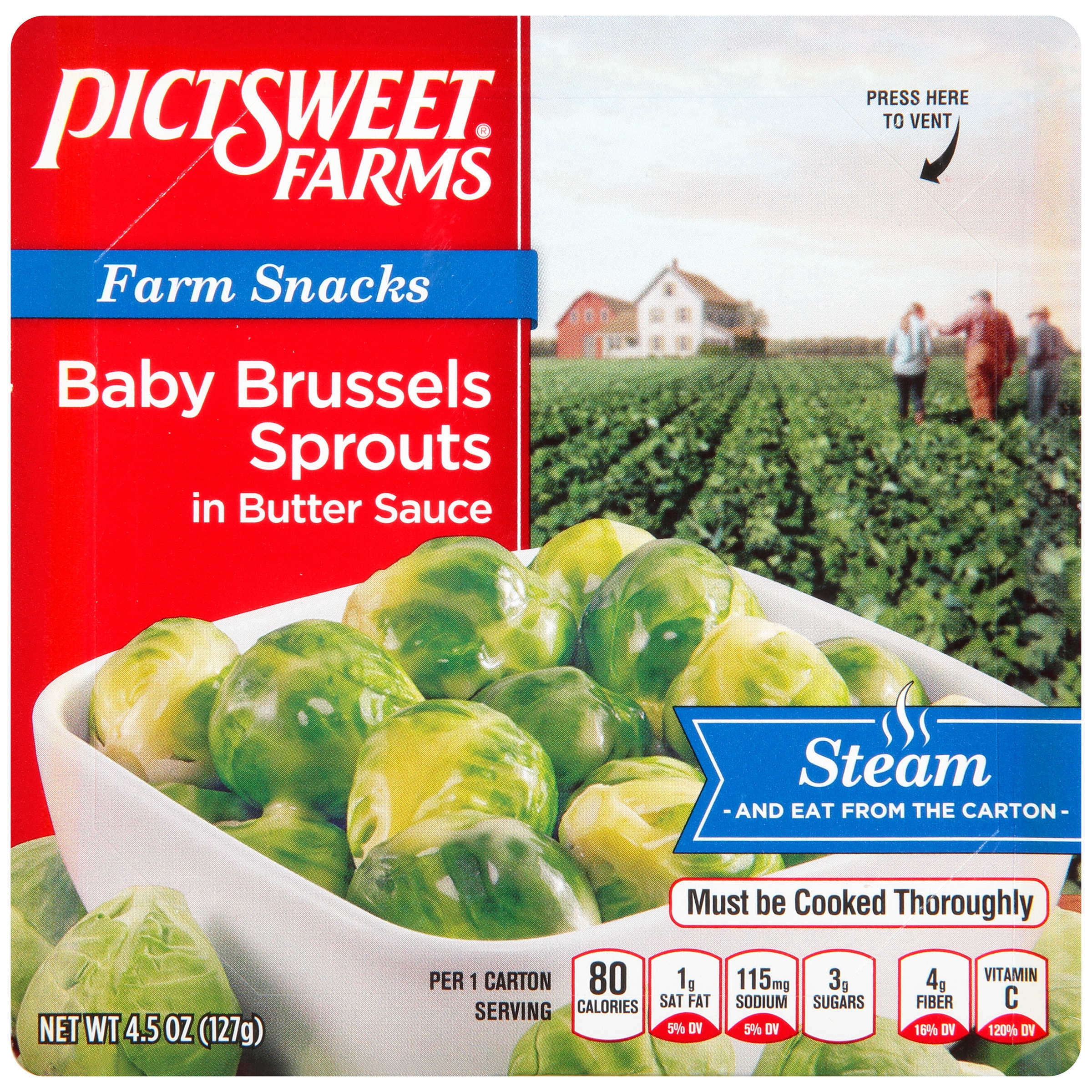 Pictsweet Farms® Farm Snacks Baby Brussels Sprouts in Butter Sauce 4.5
