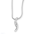 thumbnail image 1 of SS White Ice .02ct. Diamond Necklace 18 Inch, 1 of 3