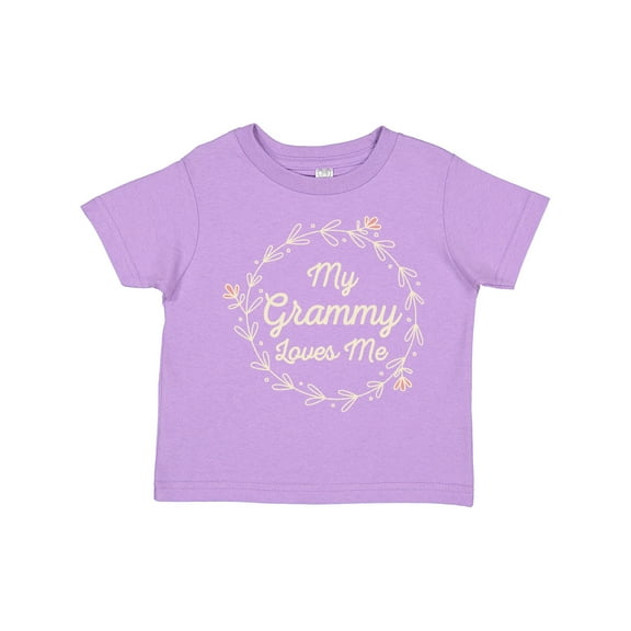 Inktastic My Grammy Loves Me Girls Granddaughter Girls Toddler T-Shirt