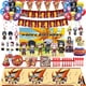 thumbnail image 2 of Decoración de fiesta de cumpleaños animada con dibujos animados de Naruto, vajilla desechable personalizada, pancarta, accesorios de estudio para baby shower de anime de sangre caliente, 2 of 5