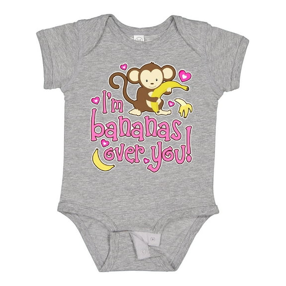 Inktastic I'm Bananas Over You Boys or Girls Baby Bodysuit