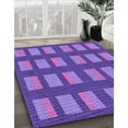 thumbnail image 2 of Ahgly Company Indoor Square Patterned Purple Amethyst Purple Area Rugs, 8' Square, 2 of 6
