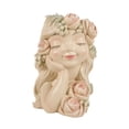 thumbnail image 4 of Garden Fairy Flower maceta decorativa regalo creativo con agujero de drenaje recipiente de plantas para niñas para patio trasero, 4 of 8