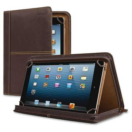 - Refurbished Solo USLVTA373 11 in. Full Grain Leather Executive Tablet Carrying Case Espresso