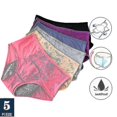 thumbnail image 2 of Bragas menstruales a prueba de fugas para mujer, pantalones fisiológicos, ropa interior de algodón, impermeables, talla L-7xl, 2 of 4