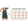 thumbnail image 7 of Fantaslook Jumpsuits for Women Summer Casual Adjustable Strap Overalls Sleeveless Shorts Jumpers with Pockets Bib Jumpsuit Rompers, 7 of 7