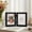 Black, variant on Paw Print Wooden Photo Frame Kit – Pet Memory Keepsake with Clay Impression Set, Dog & Cat Gift, Tabletop Home Décor