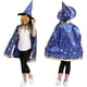 thumbnail image 4 of Disfraz de Halloween para niños, capa de mago con sombrero, bolsa de caramelos de calabaza, capa de mago con accesorios para fiesta de cosplay para niños y niñas, 4 of 6