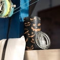 thumbnail image 3 of Hallween Ghost Pumpkin Face Tumbler with Straw, Ghost Pumpkin Face Stainless Steel Double Walled Vacuum Insulated Cup, Spooky Holiday Gifts for Women Men, 3 of 7