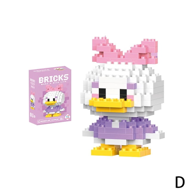 Compatible With Micro-Particle Building Blocks Cartoon Dolls Children'S Educational Assembly Small Toys Stall Pendants Gifts Wholesale