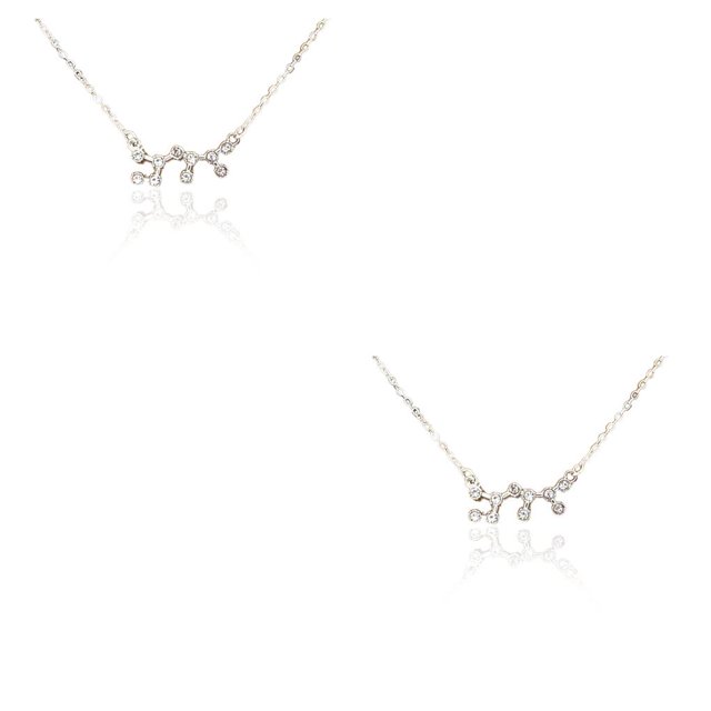 Collar de Amistad Qarigey Rhinestone oro
