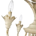 thumbnail image 4 of Lillianne 6-Light Steel Semi-flush in Antique Ivory, 4 of 7