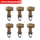 thumbnail image 4 of Gancho de cinturón Perspago de mochileros al aire libre Portátil Portátil Trekking Colgante Cintura Cintura Cinta Hebilla Hebilla Khaki Pack de 6 Guardurnaity OD011017-03, 4 of 7