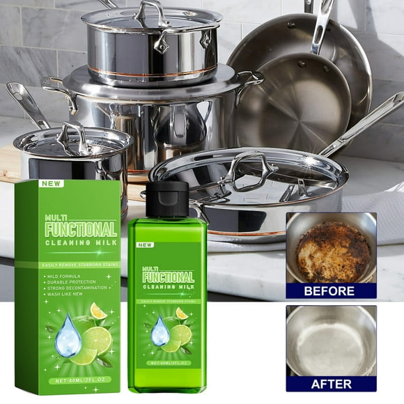 Yhmxh Cleaning Supplies All Purpose Cleaner Home Essentials Multipurpose Cleaner Room Protective Cleaning Milk Can Clean Range Hoods Stoves and Oil Stains 60ml Multi functional cleaning milk