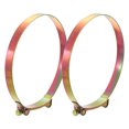 thumbnail image 1 of Unique Bargains 2Pack T-Bolt Hose Clamps, 214-226mm/8.43'-8.9' ID Range, Iron Radiator Hose Clamp Intake Clamp, 1 of 4