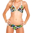 thumbnail image 2 of Tennis Detachable Sponge Adjustable Strap Bikini Set - Two-Pack Swim Wear One-Piece Swimsuits, 2 of 6