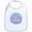 Sky Blue, variant on CafePress - Peppa Pig: Crib Giggles - Cute Cotton Cloth Baby Bib, Toddler Bib