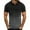 Black, variant on Otvok Men's T-Shirts Short Sleeve Casual Color Block Slim Fit Golf Shirts Turndown Collar Blouse