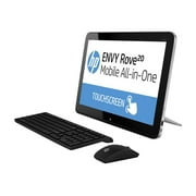 HP ENVY Rove 20-k120 Mobile All-in-One PC - All-in-one - tablet - Core i3 4010U / 1.7 GHz - RAM 4 GB - Hybrid Drive 750 GB (8 GB) - HD Graphics 4400 - WLAN: Bluetooth 4.0, 802.11a/b/g/n/ac - Win 8 64-bit - monitor: LED 20" 1600 x 900 (HD+) Multi-Touch